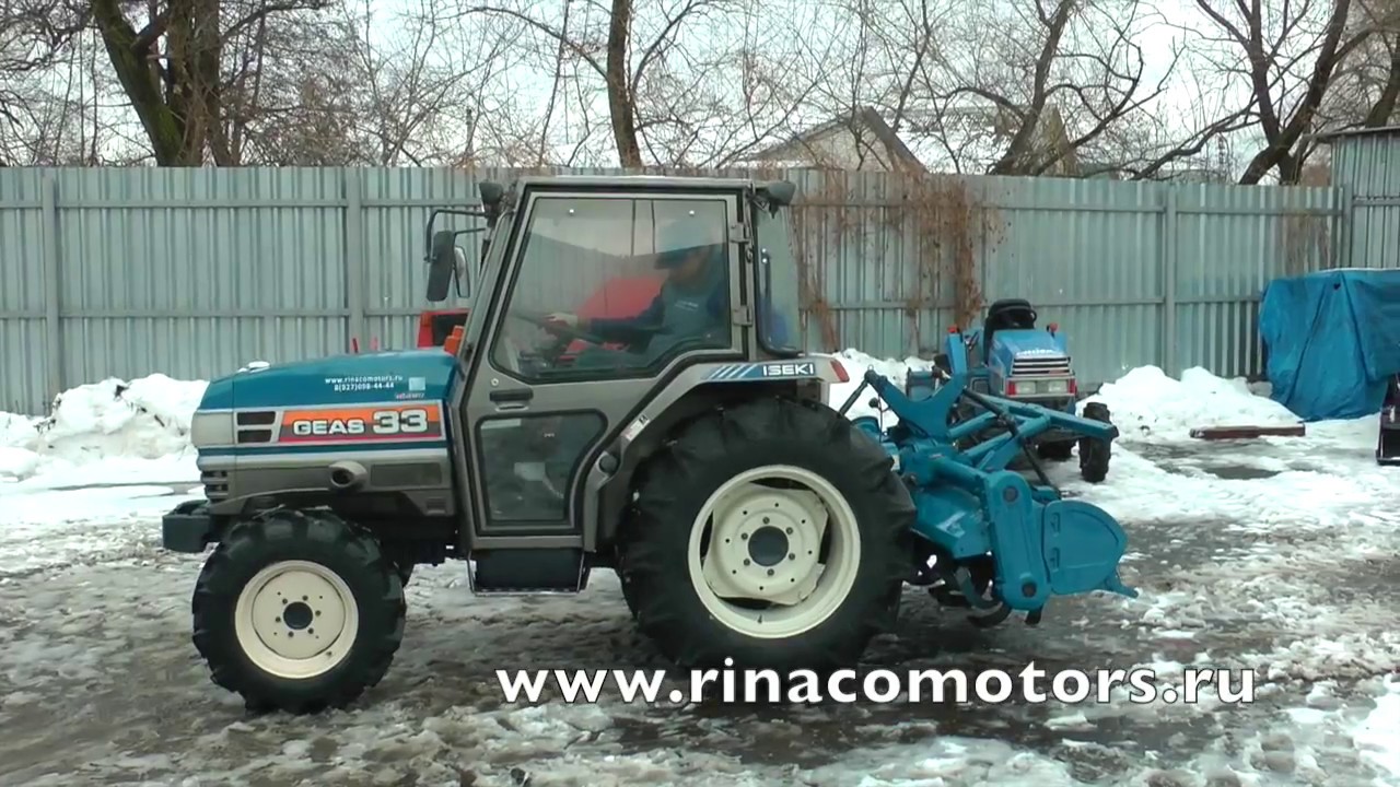 ИСЕКИ TG33DT - 000917  Видео обзор японского мини трактора.