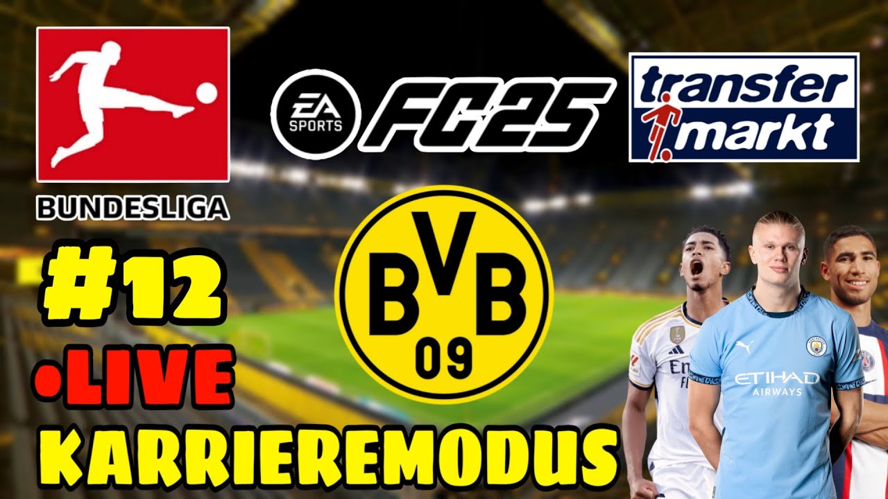 ERLING HAALAND ZUM BVB? LETZTE SAISON! EA FC 25: KARRIEREMODUS LIVE ⚫🟡 mit BORUSSIA DORTMUND #12