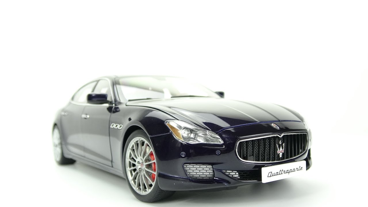 Maserati Quattroporte GTS 1/18 Autoart review - 4K high quality video