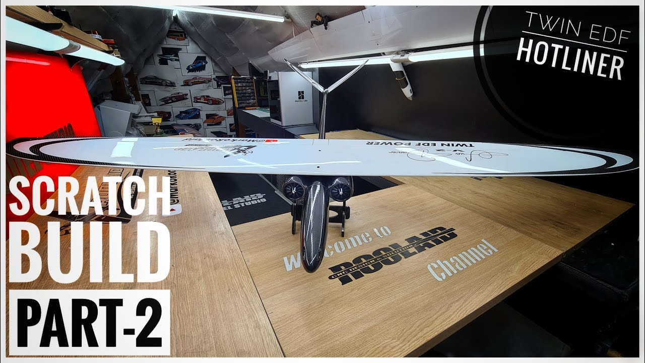 Mastering RC Hotliner Build - SUN DANCER V-2 Twin EDFs: Wing Build Part 2