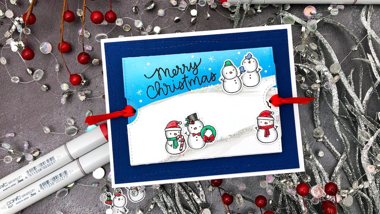 Interactive Cards by Jess: Double Slider Holiday Card