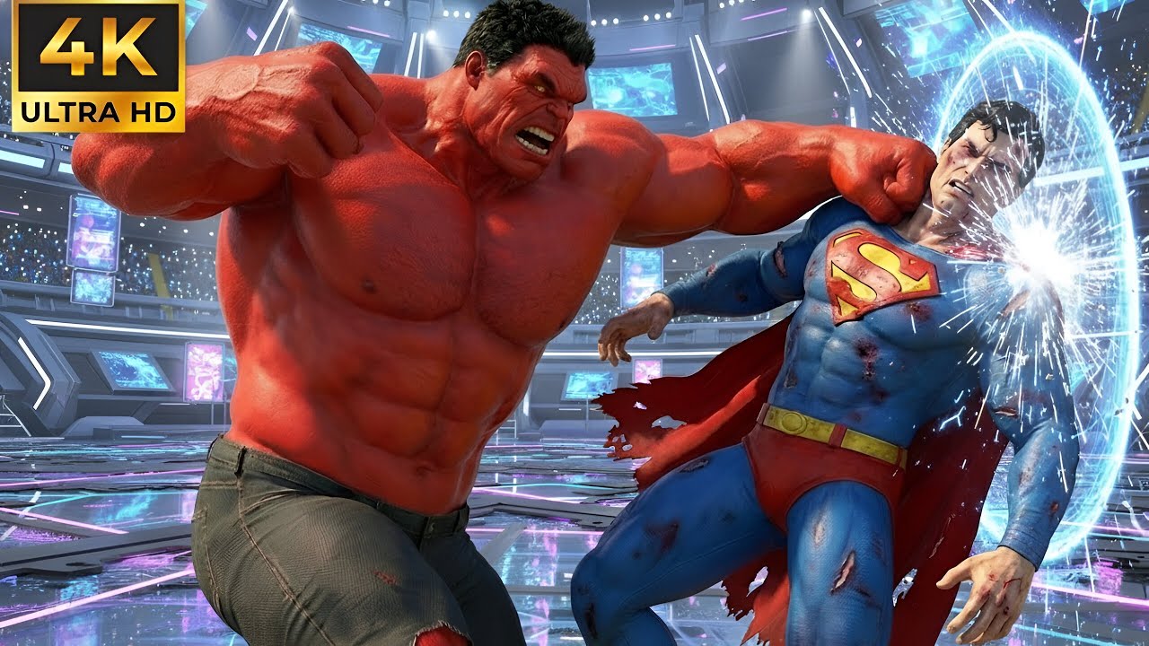 SUPERMAN vs RED HULK 💥 Full Battle | Episode 9 – Ultimate Epic Superhero Fight 🔥