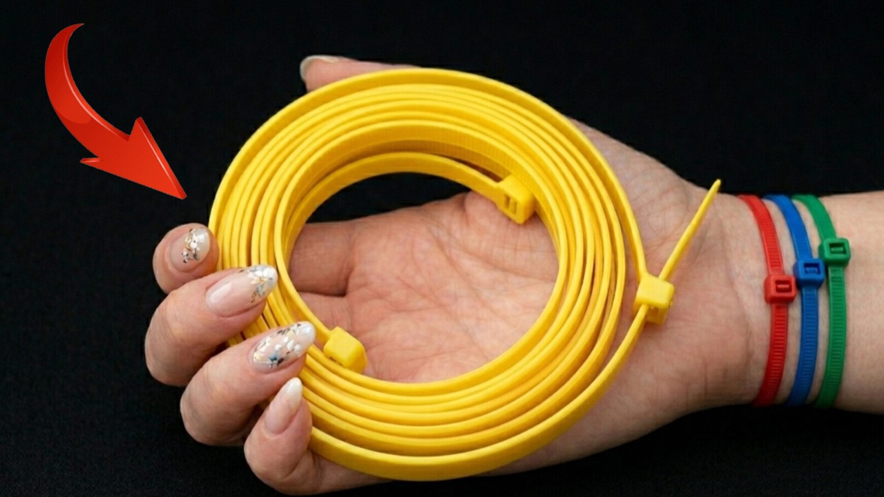 16 Tricks with Plastic Cable Ties That Every Homeowner Should Know.