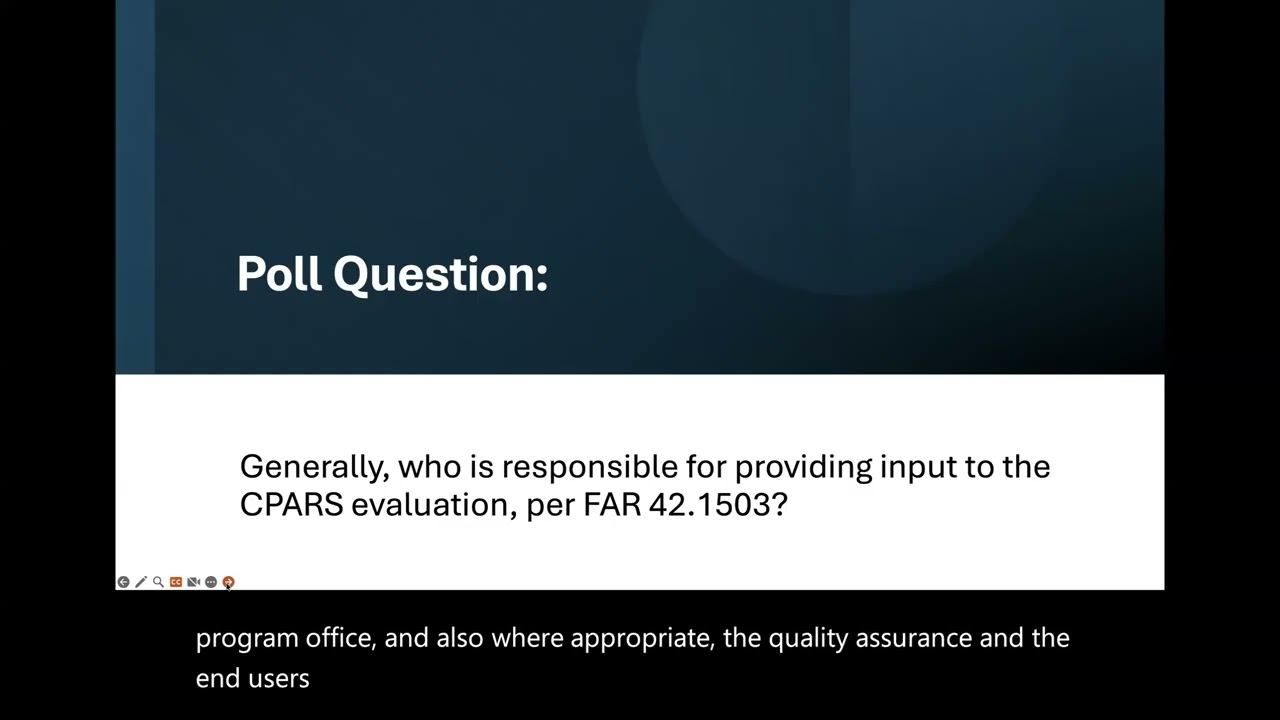 Making CPARS Meaningful (Government Contracting)