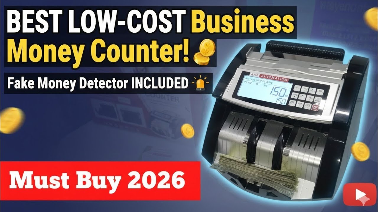 BEST LOW-COST Business Money Counting Machine! 💰 Fake Money Detector INCLUDED | Must Buy 2026