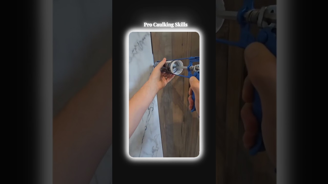 pro silicon caulking skilll #siliconediy