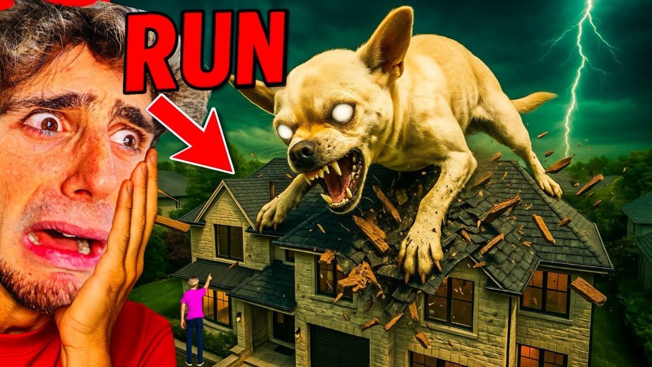 THIS GIANT DOG BROKE OUR HOUSE&hellip;😢