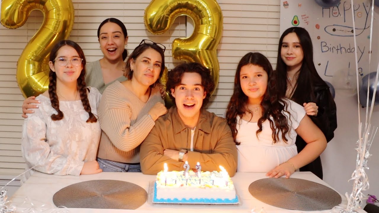 They surprised me for my 23rd birthday!