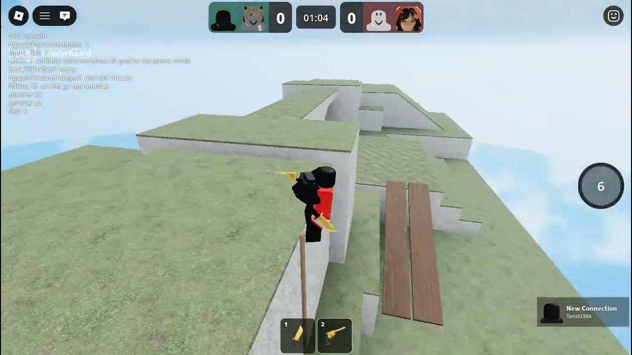 Today guys where playing murder vs sheriffs.Wait until the end and see what is coming