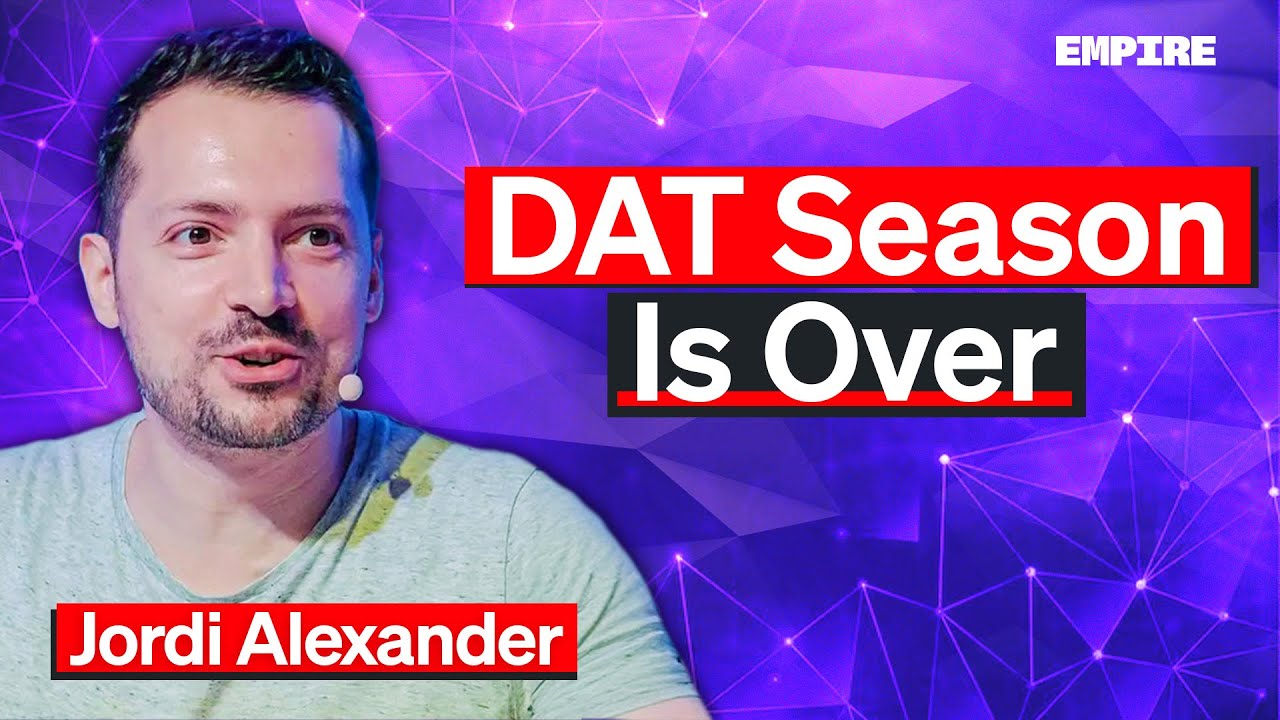 Crypto In 2025, Is DAT Season Over & Market Outlook With Jordi Alexander