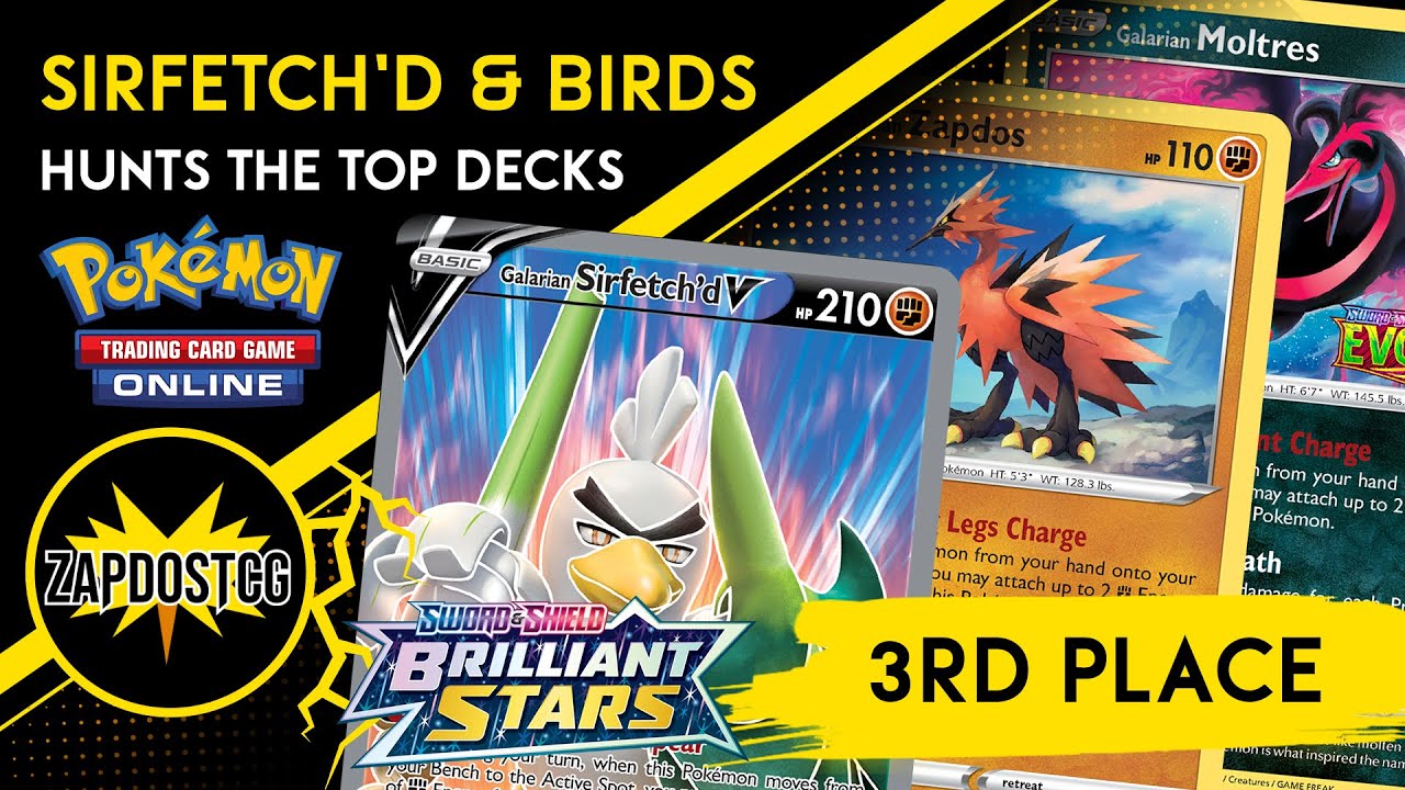 3rd Place Galarian Sirfetch'd V Birds Deck - Crazy Game Against Tablemon (Pokemon TCG)