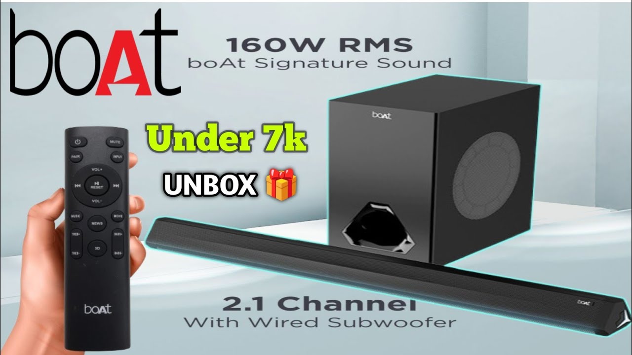 BOAT BEST SOUNDBAR UNBOXING//🔥🔥🔥 CHEAPEST PRICE SOUNDBAR BOAT #soundbar 
