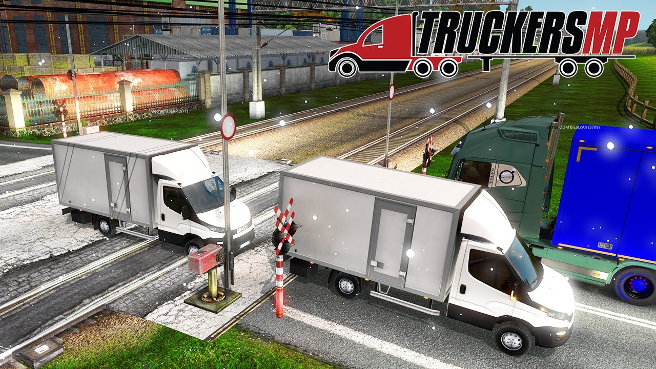 Создал Огромную Пробку из за Убитой Машины - ETS2MP