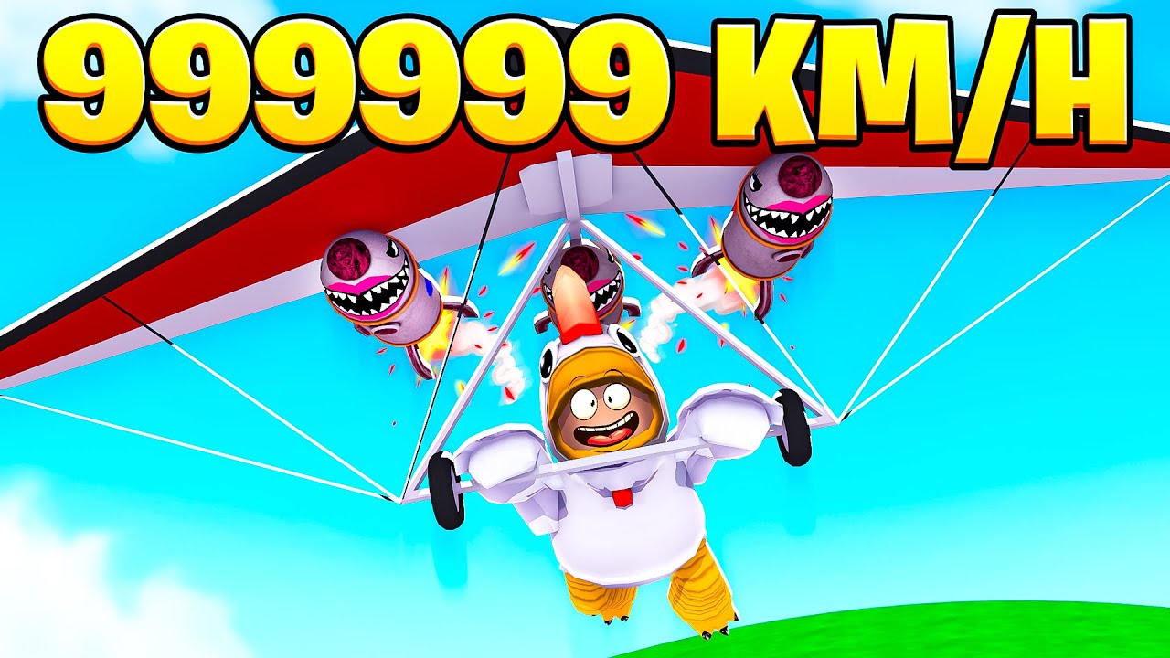 VOLO ALTISSIMO E SUPER VELOCE SU ROBLOX!!