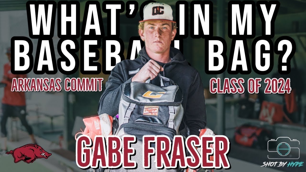What's In My Baseball Bag? With Arkansas Commit Gabe Fraser