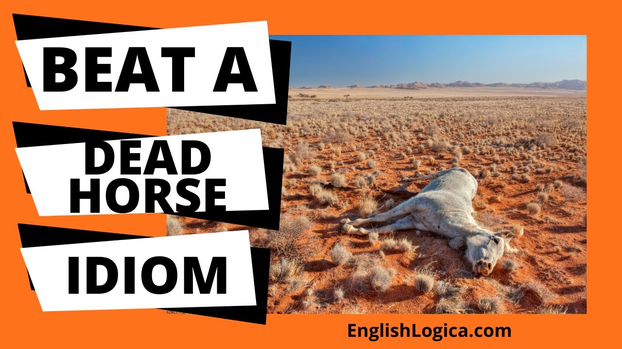 Beat A Dead Horse - Idiom | Flog A Dead Horse | Business English & Everyday Vocabulary