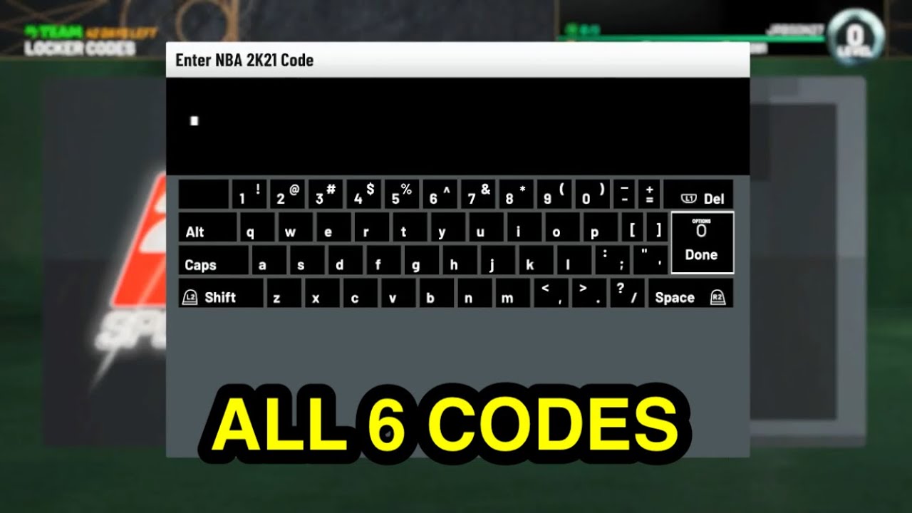 ALL 6 ACTIVE LOCKER CODES IN NBA 2K21 MY TEAM | WORKING LOCKER CODES