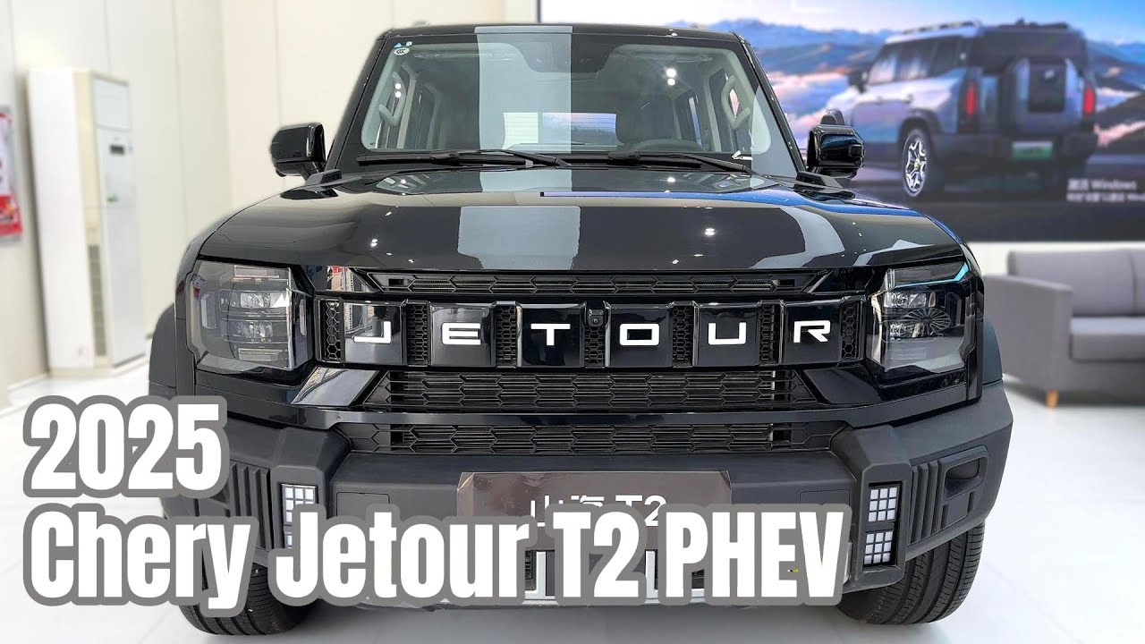 2025 Chery Jetour T2 PHEV Walkaround&mdash;China Auto Show | 4K
