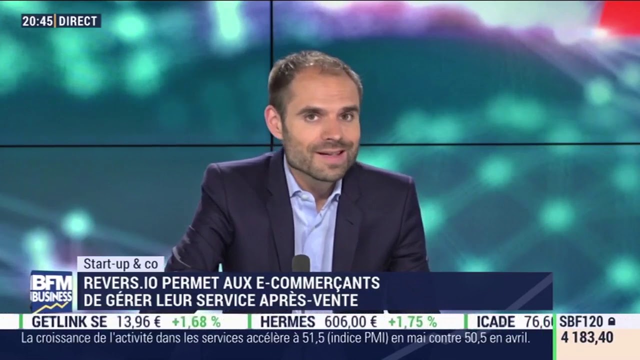 BFM Business - Revers.io permet aux e-commerçants de gérer leur service après-vente