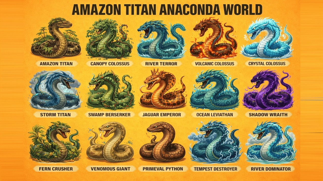5 Colossal Titan Anacondas That Would Destroy Any Creature