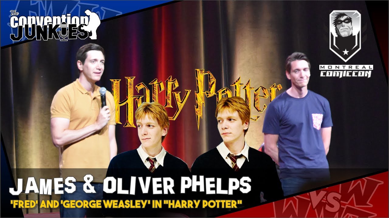 Harry Potter Stars James & Oliver Phelps (Fred & George Weasley) Montreal Comiccon 2019 Q&A