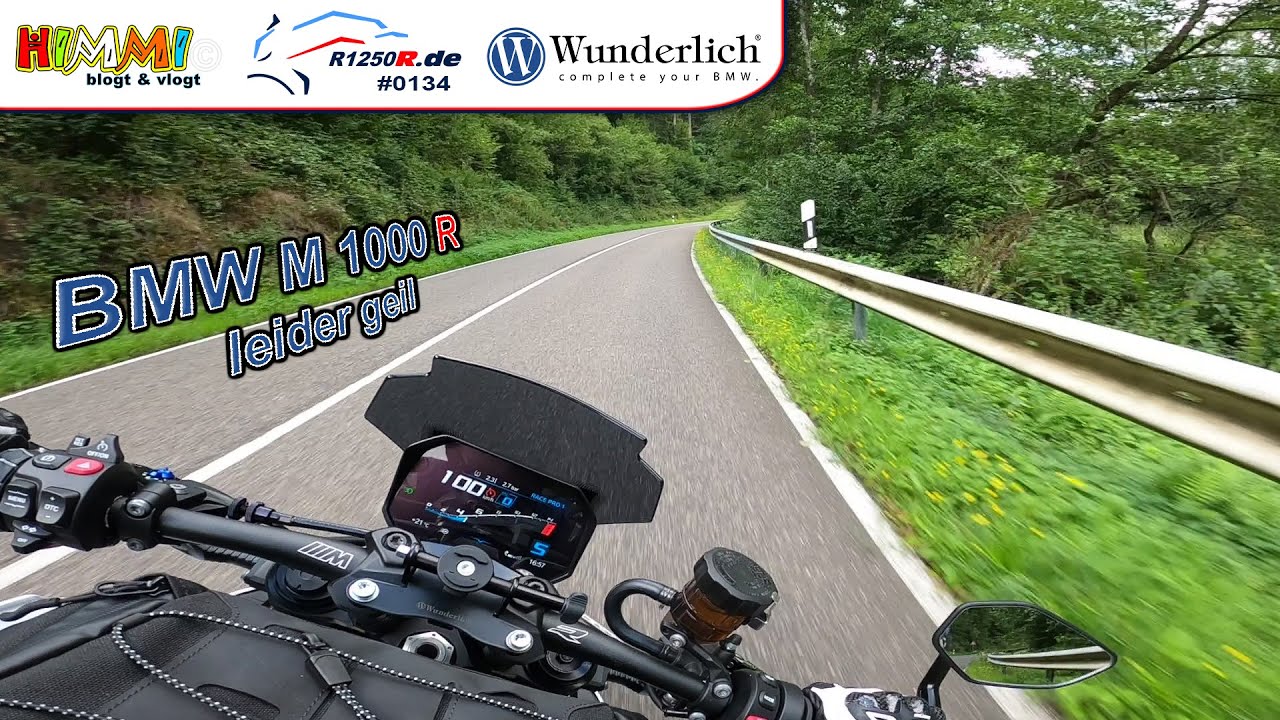 BMW M1000R 😲 Fahrspaß auf Landstraße & Autobahn 😍 | @WunderlichGmbH  | #motovlog 134