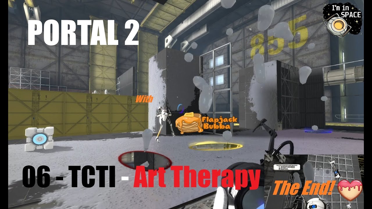 Portal 2 - Cooperative Testing Initiative Ep06 - Art Therapy – END!