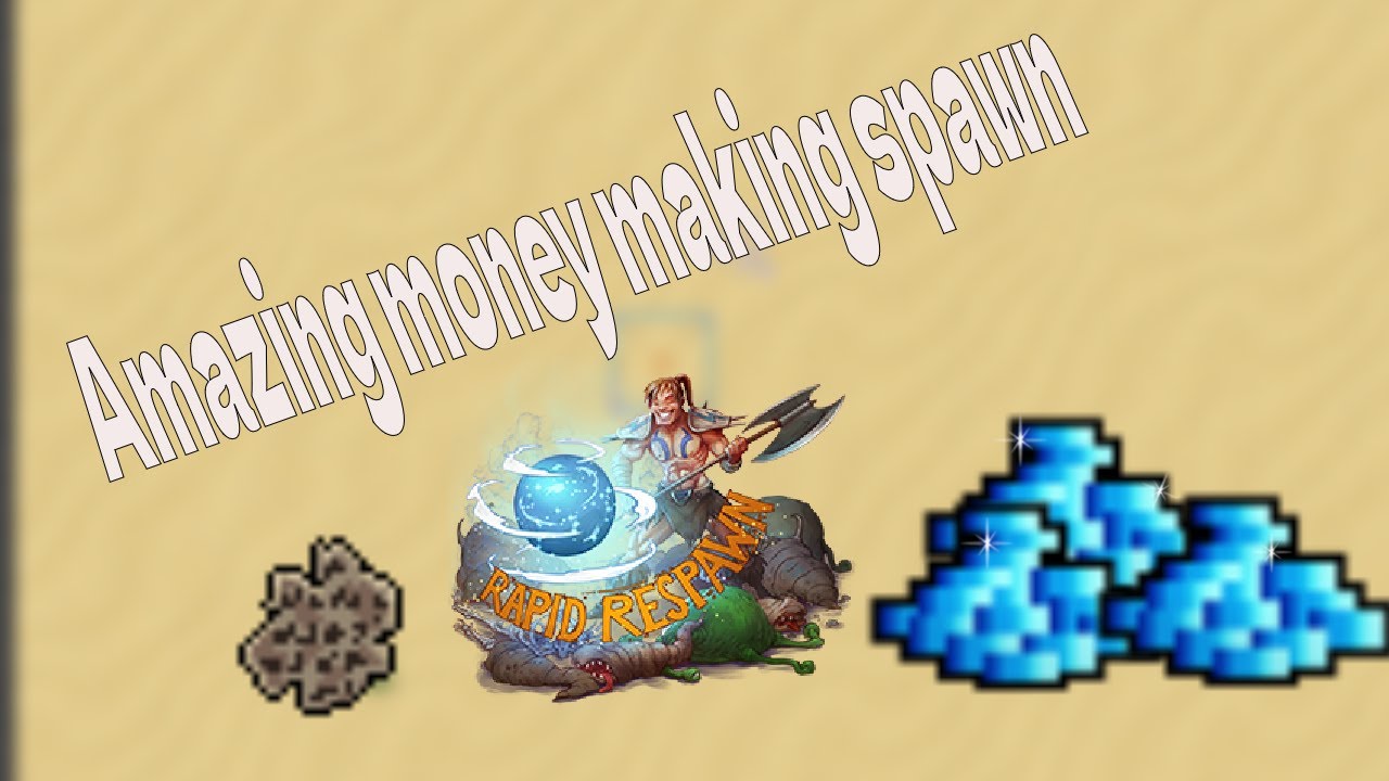 Low level spawn 800k gold per hour! Tibia Rapid respawn event!