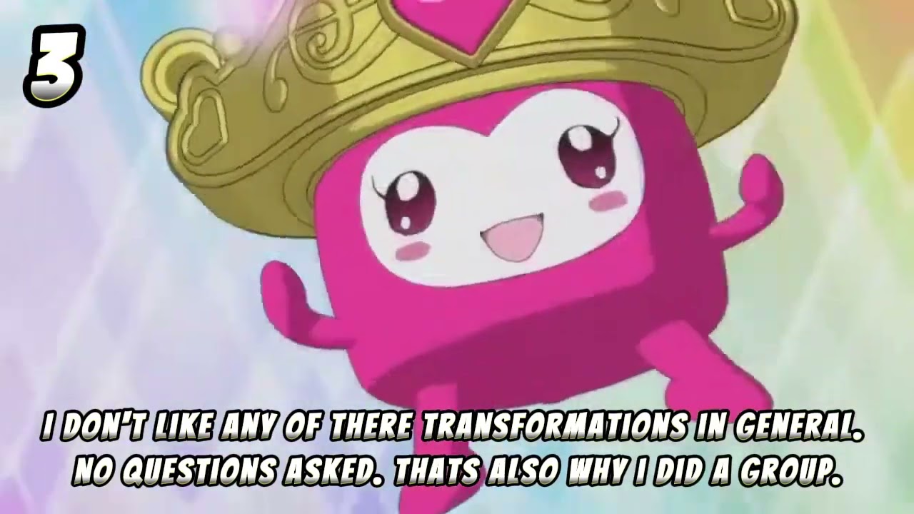 Top 5 least favourite precure transformations