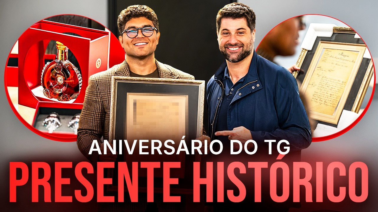 Dei um Presente de 215 Anos pro Tallis Gomes