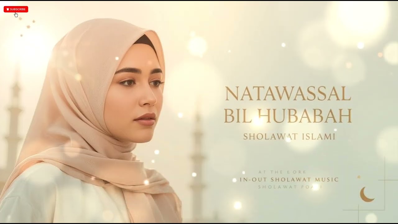 Natawassal Bil Hubabah | Sholawat Islami Merdu & Menyejukkan Hati 🤍