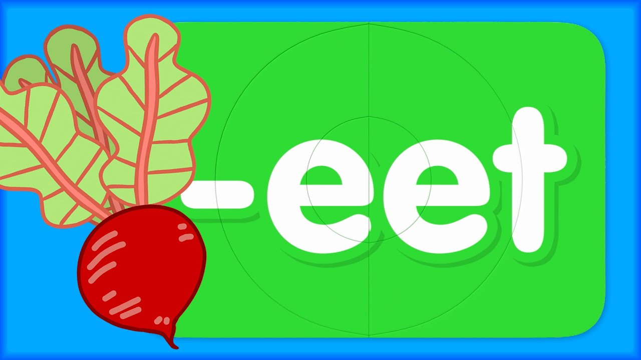 We are learning to read words in the “eet” Word Family with Turn And Learn ABCs!