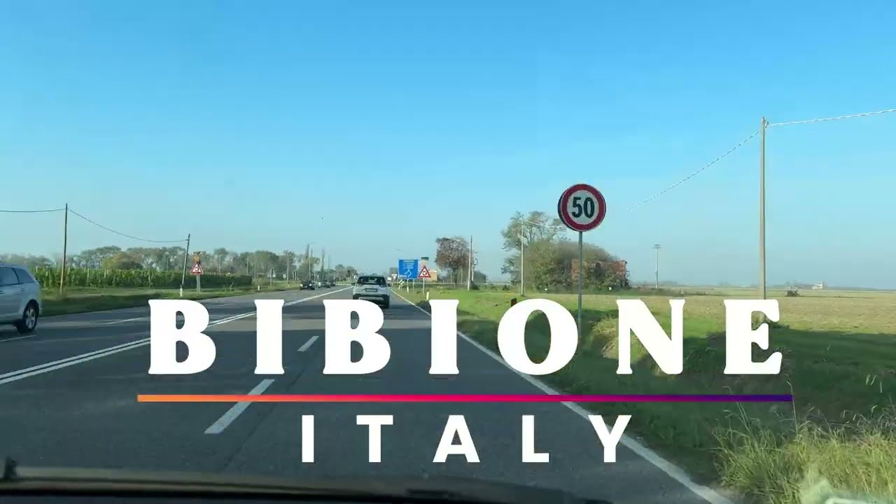 Driving in Bibione Italy 🇮🇹 BIBIONE ITALIEN