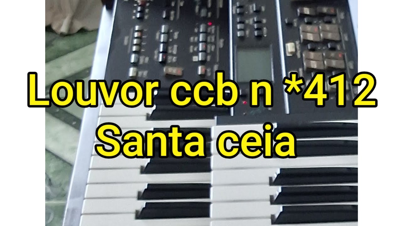 Hino ccb tocado na comunhão, n*412 #ccb #ccbhinos #musica #piano #louvores 