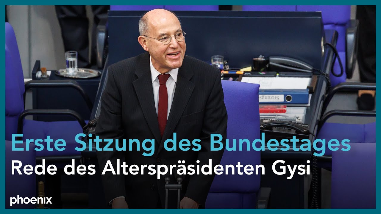 Rede von Gregor Gysi zur ersten Bundestagssitzung der neuen Legislatur am 25.03.25