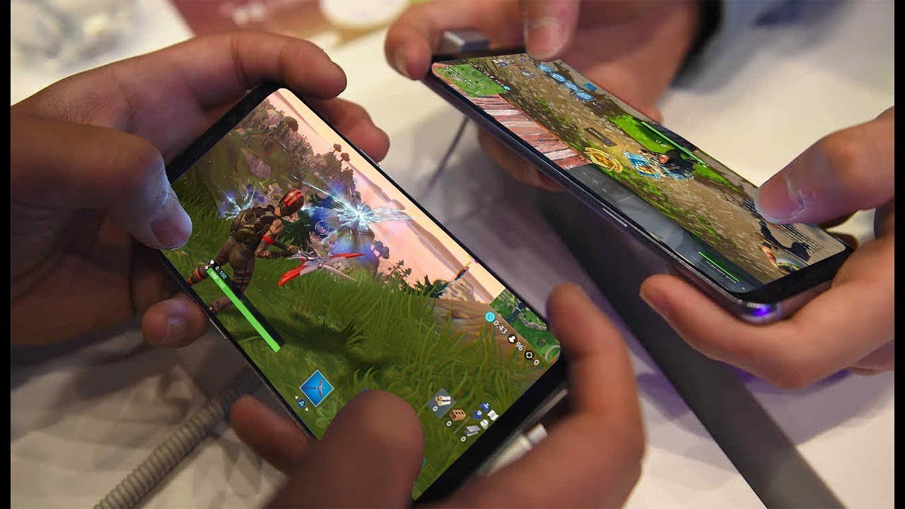 FORTNITE en Samsung GALAXY S8 vs GALAXY S9 PLUS