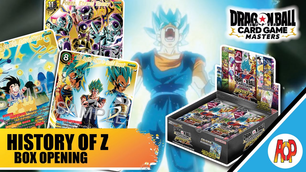 HISTORY OF Z Box Opening! Dragon Ball Super Masters TCG