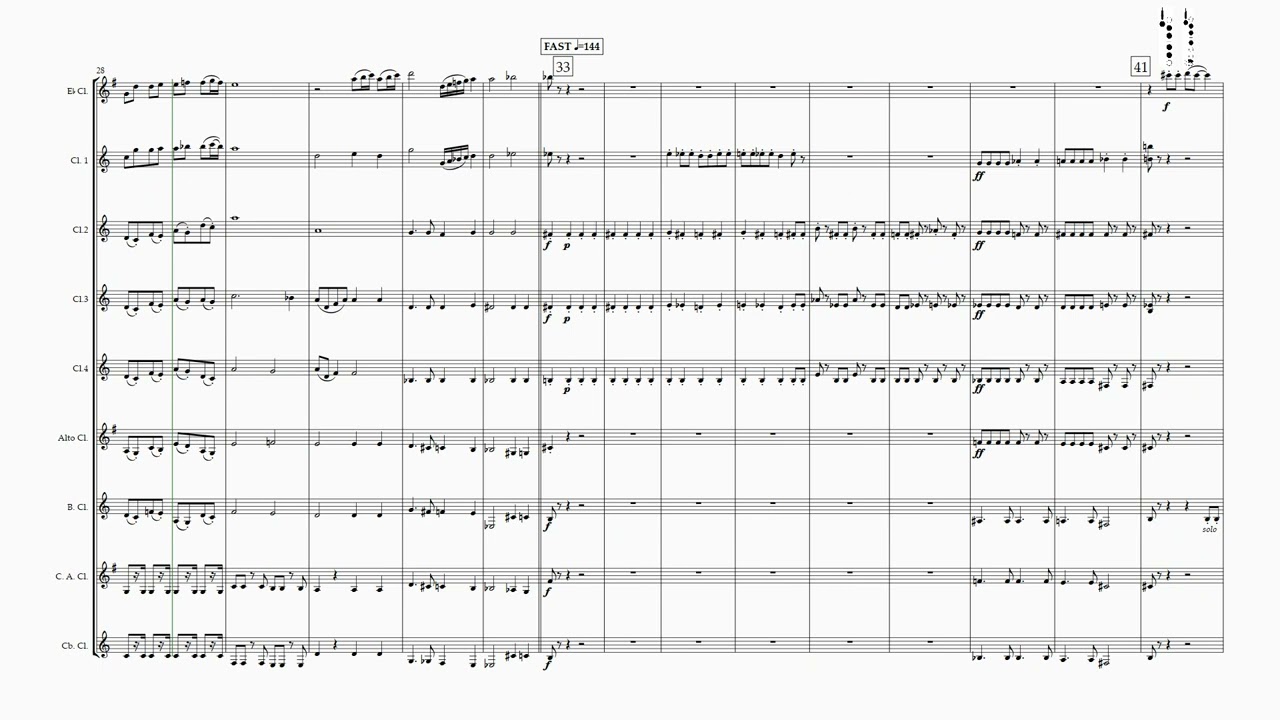 Bohemian Rhapsody for Clarinet Choir