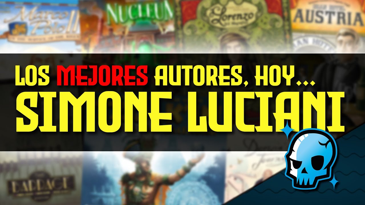 Los MEJORES AUTORES de JUEGOS de MESA, hoy... SIMONE LUCIANI