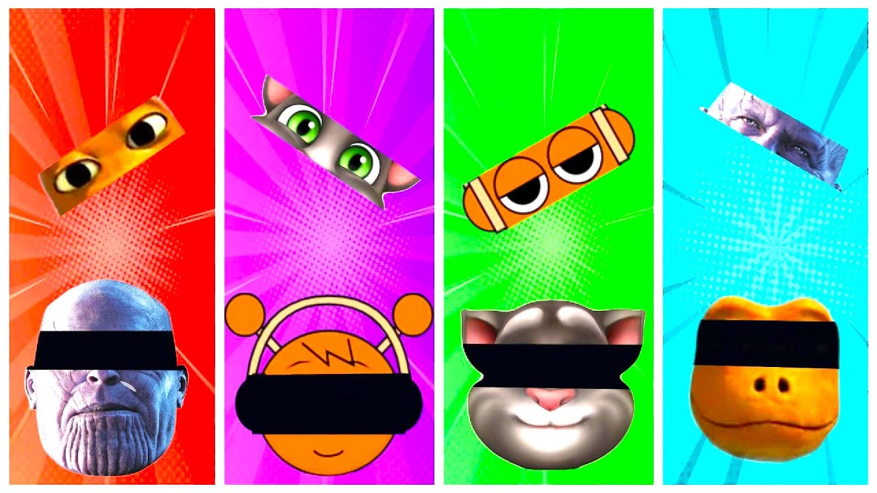 Wrong eyes👀 Thanos and Sprunki Oren and Talking Tom and Patila DAME TU COSITA Funny Puzzle Wrong He