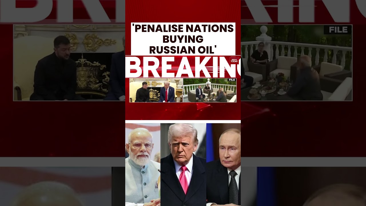 Trump's Aide: Penalise Nations Buying oil from Russia | #shorts #trump #indiarussiaoil