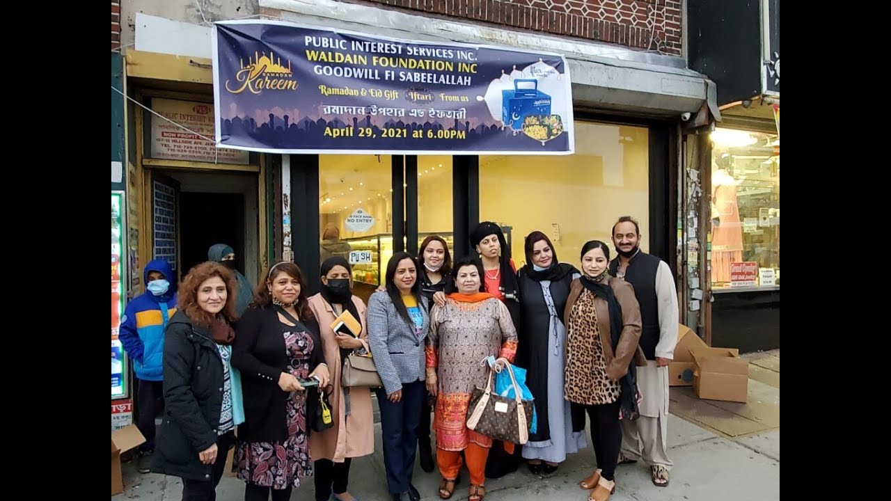 NYC With Shaista Mairaj About Waldain Foundation Inc Food Distribution