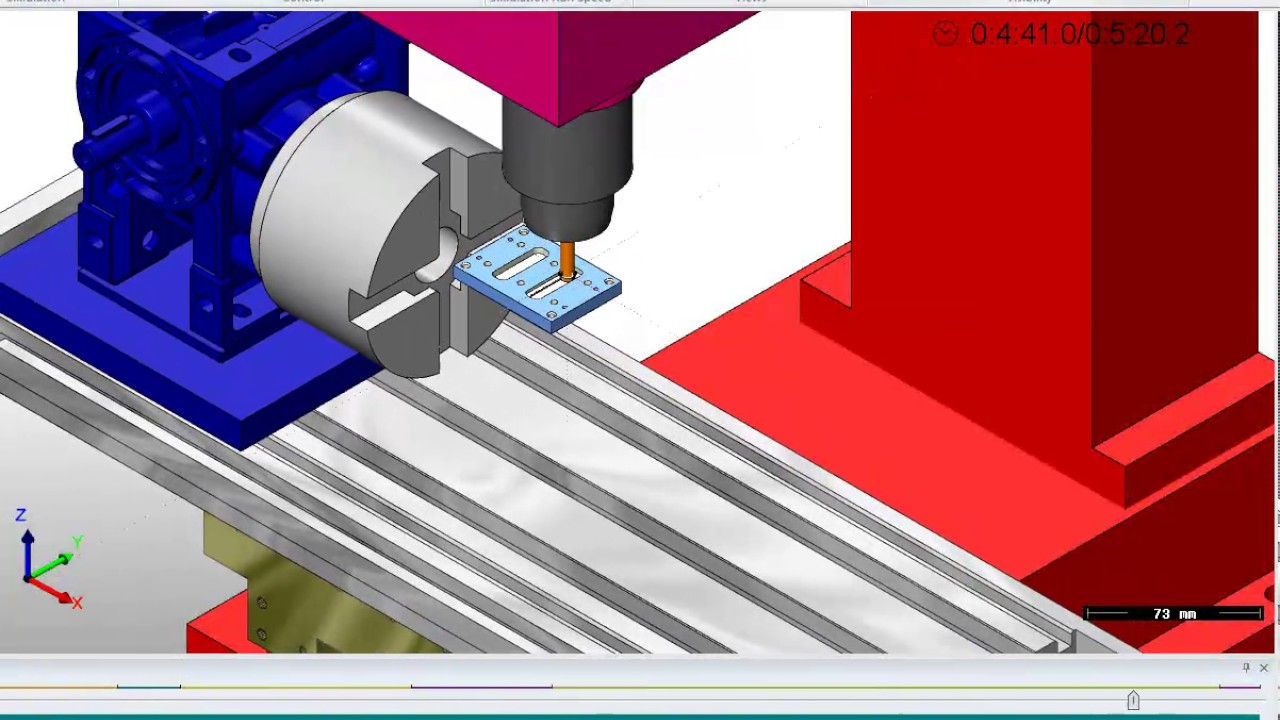 BobCam V5 Machine Simulation