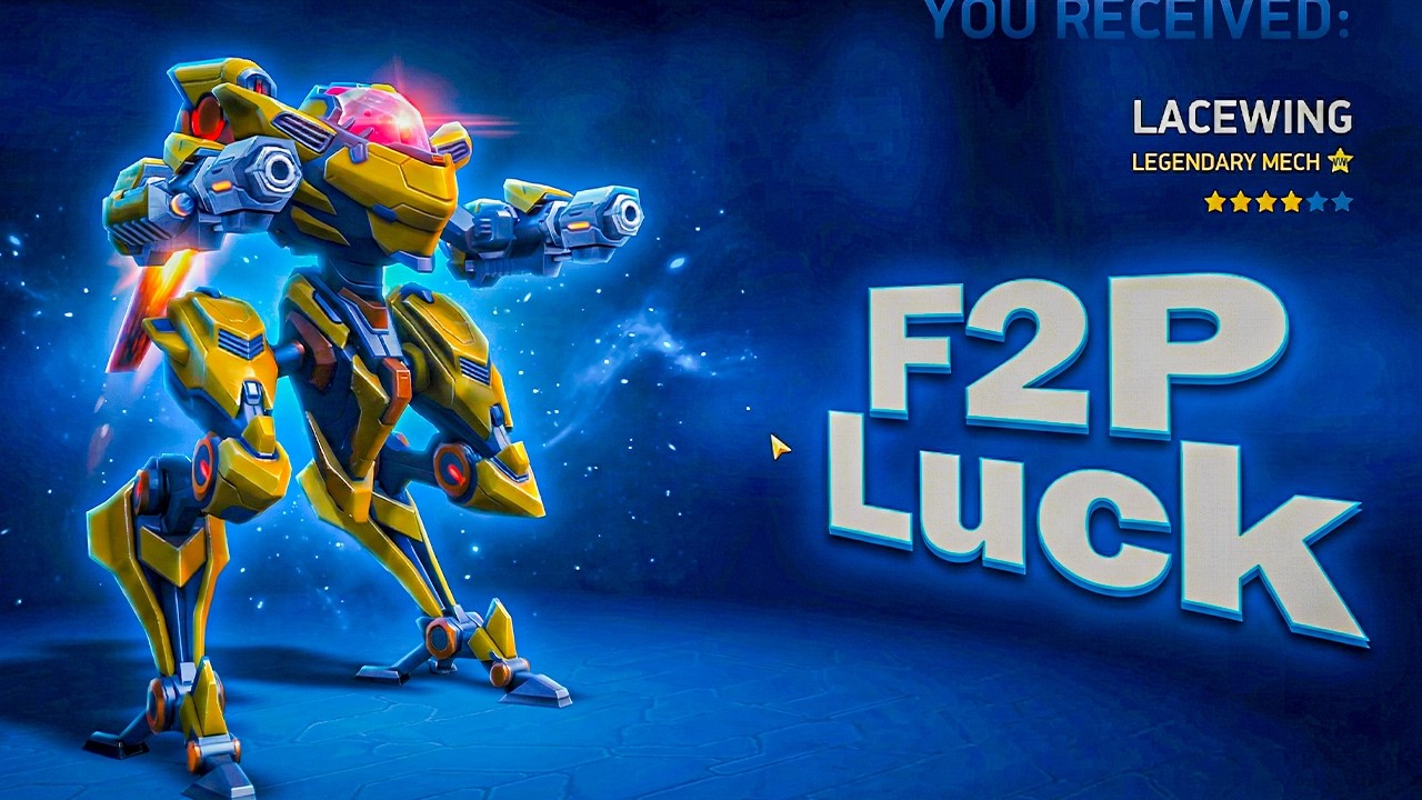 I Got LACEWING on F2P 😱🔥 | Mech Arena Luck | Mech Arena PC Gameplay
