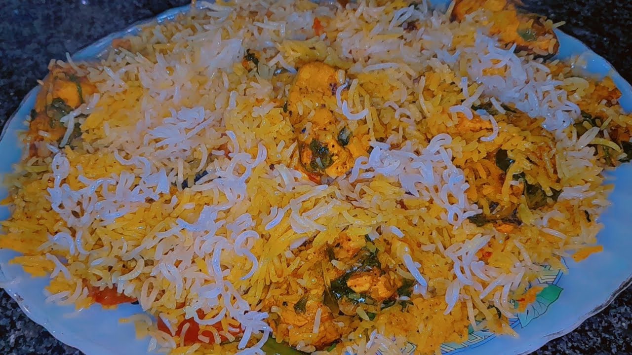 Special Chicken Tikka Biryani Recipe | Tikka Biryani Recipe By foodkamaza 👍😋