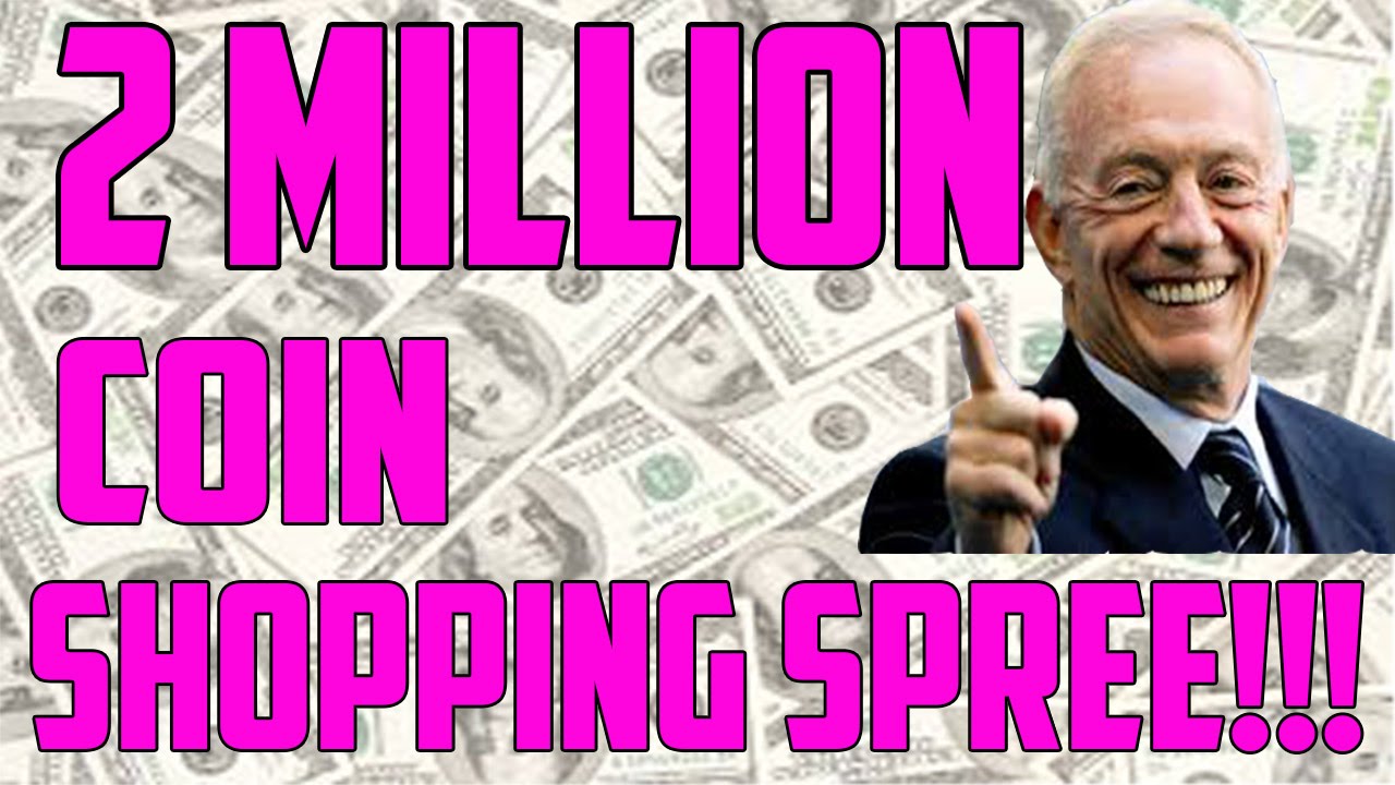 2 MILLION COIN SHOPPING SPREE!!! MY TEAM IS HOME - MUT 17