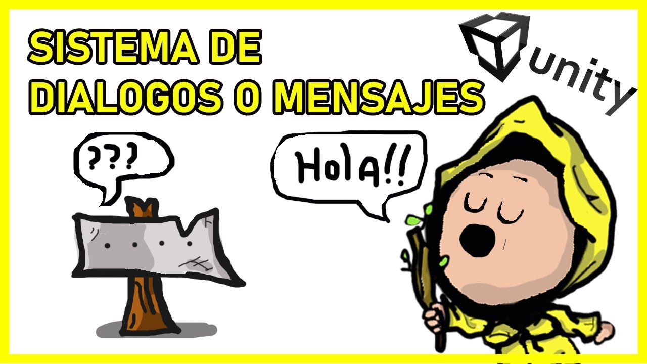🔴📃Como CREAR un SISTEMA de DIALOGO o MENSAJE al interactuar con un OBJETO✅  en UNITY | FACIL! 📃🔴