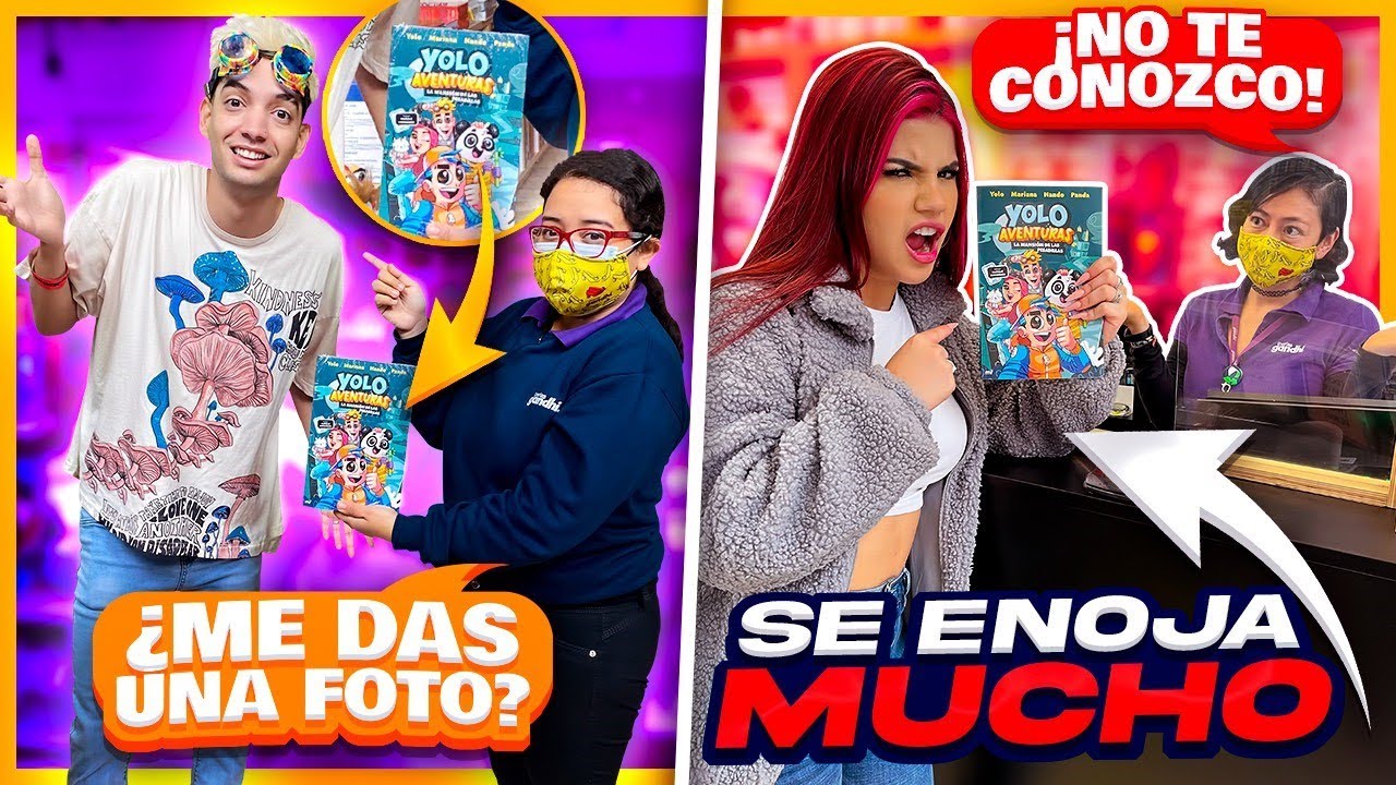 COMPRAMOS NUESTRO LIBRO Y ASÍ REACCIONA LA GENTE *termina mal* - Yolo Aventuras