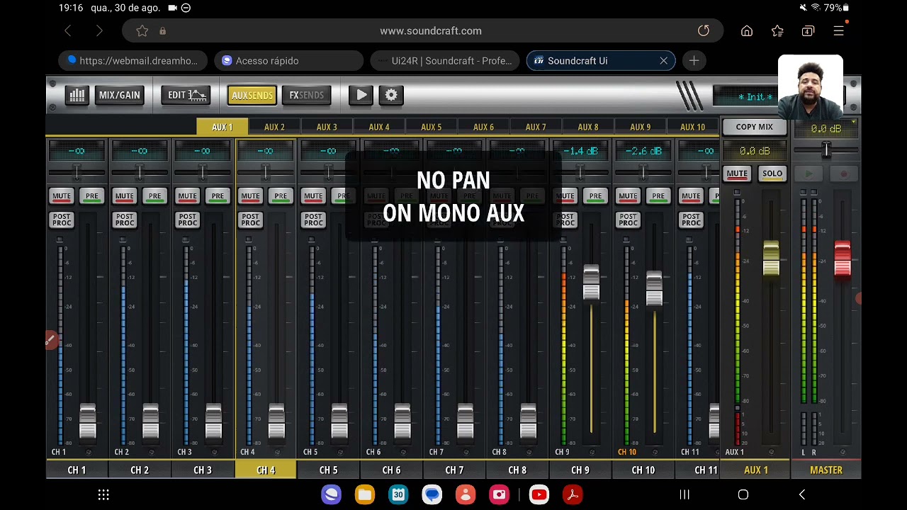 Souncraft UI24R # AUX MONO/ESTÉREO