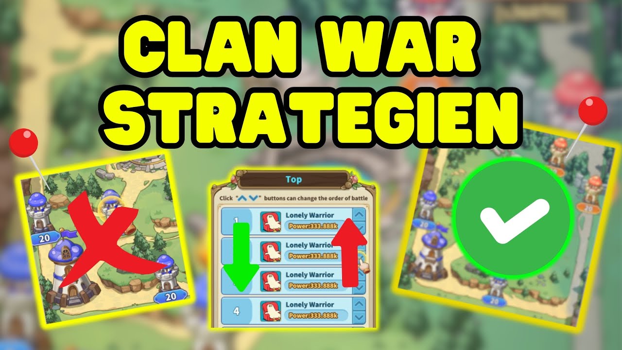 (SO GEWINNST DU JEDEN CLANWAR!!) Legend of Mushroom - Simple Clan War Guide | German